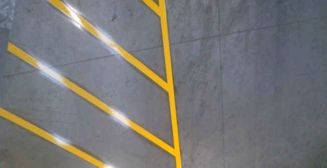 Warehouse Floor Markings in Wood End